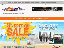 Tablet Screenshot of nassaufurnitureonline.com